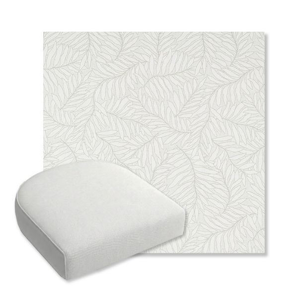Picture of Lively Sage | Bullnose Contoured Wicker Chair Cushion - Sunbrella© Fabric
