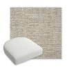 Picture of Mainstreet Dove | Bullnose Contoured Wicker Chair Cushion - Sunbrella© Fabric