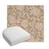 Picture of Martha Floral Spring | Bullnose Contoured Wicker Chair Cushion - Sunbrella© Fabric