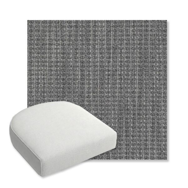 Picture of Metamorphic Cloud | Bullnose Contoured Wicker Chair Cushion - Sunbrella© Fabric