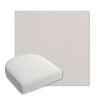 Picture of Metamorphic Snow | Bullnose Contoured Wicker Chair Cushion - Sunbrella© Fabric
