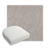 Picture of Mountains Fog | Bullnose Contoured Wicker Chair Cushion - Sunbrella© Fabric