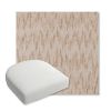 Picture of Mountains Sand | Bullnose Contoured Wicker Chair Cushion - Sunbrella© Fabric