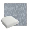 Picture of Mountains Slate | Bullnose Contoured Wicker Chair Cushion - Sunbrella© Fabric