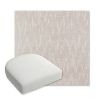 Picture of Mountains Snow | Bullnose Contoured Wicker Chair Cushion - Sunbrella© Fabric