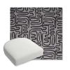 Picture of Nema Moonlight | Bullnose Contoured Wicker Chair Cushion - Sunbrella© Fabric