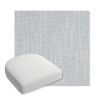Picture of Nova Chambray | Bullnose Contoured Wicker Chair Cushion - Sunbrella© Fabric