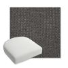 Picture of Nurture Charcoal | Bullnose Contoured Wicker Chair Cushion - Sunbrella© Fabric