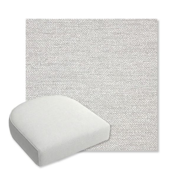 Picture of Nurture Pebble | Bullnose Contoured Wicker Chair Cushion - Sunbrella© Fabric