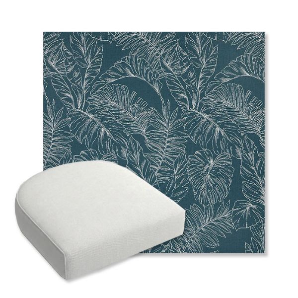 Picture of Palma Renew | Bullnose Contoured Wicker Chair Cushion - Sunbrella© Fabric