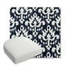 Picture of Patra Indigo | Bullnose Contoured Wicker Chair Cushion - Sunbrella© Fabric