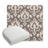 Picture of Patra Mushroom | Bullnose Contoured Wicker Chair Cushion - Sunbrella© Fabric