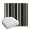 Picture of Peyton Granite | Bullnose Contoured Wicker Chair Cushion - Sunbrella© Fabric