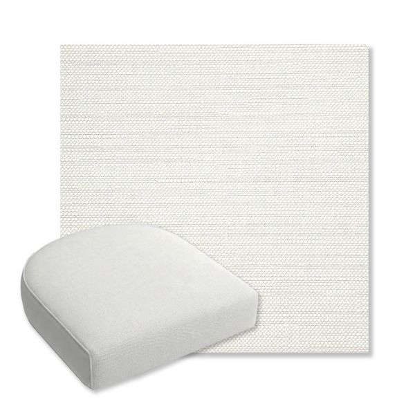 Picture of Piazza Cloud | Bullnose Contoured Wicker Chair Cushion - Sunbrella© Fabric
