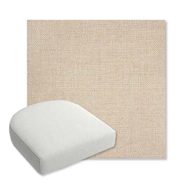 Picture of Piazza Dune | Bullnose Contoured Wicker Chair Cushion - Sunbrella© Fabric