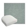 Picture of Piazza Mist | Bullnose Contoured Wicker Chair Cushion - Sunbrella© Fabric