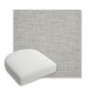 Picture of Piazza Pebble | Bullnose Contoured Wicker Chair Cushion - Sunbrella© Fabric