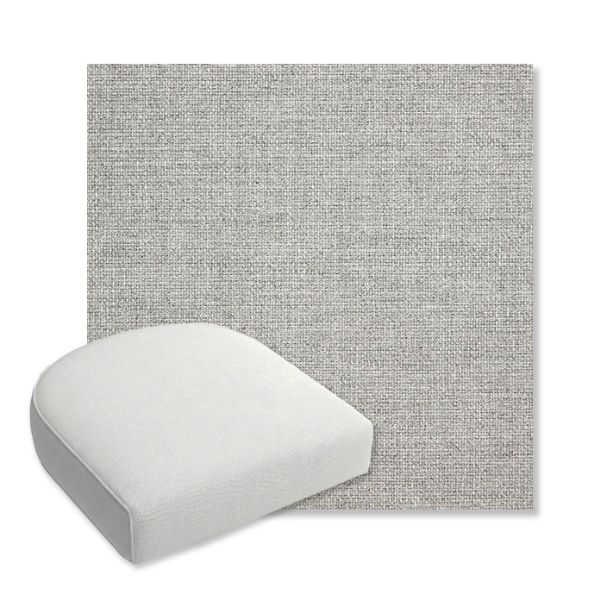 Picture of Piazza Pebble | Bullnose Contoured Wicker Chair Cushion - Sunbrella© Fabric