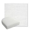 Picture of Piazza White | Bullnose Contoured Wicker Chair Cushion - Sunbrella© Fabric