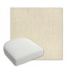 Picture of Pique Flax | Bullnose Contoured Wicker Chair Cushion - Sunbrella© Fabric