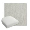 Picture of Pique Gravel | Bullnose Contoured Wicker Chair Cushion - Sunbrella© Fabric