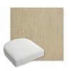Picture of Pique Sand | Bullnose Contoured Wicker Chair Cushion - Sunbrella© Fabric