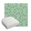 Picture of Plume Peacock | Bullnose Contoured Wicker Chair Cushion - Sunbrella© Fabric