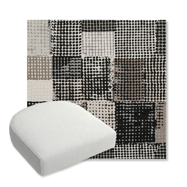 Picture of Pop Film | Bullnose Contoured Wicker Chair Cushion - Sunbrella© Fabric