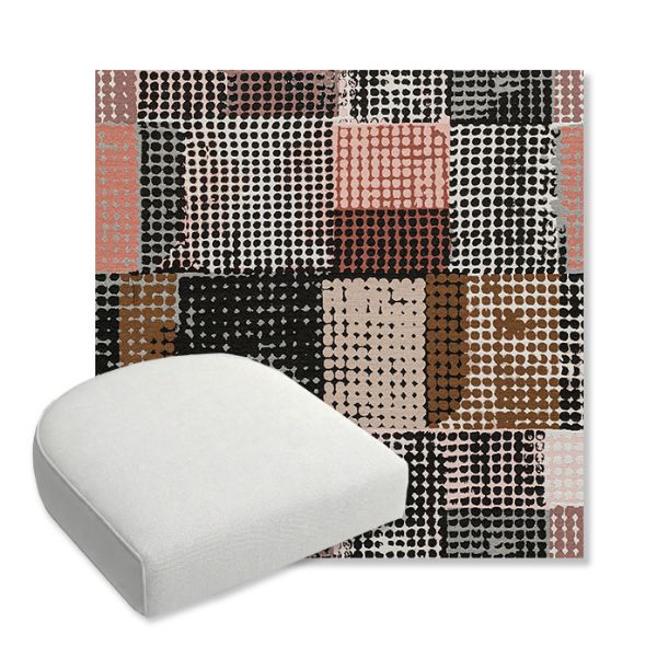 Picture of Pop Tart | Bullnose Contoured Wicker Chair Cushion - Sunbrella© Fabric