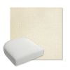 Picture of Posh Salt | Bullnose Contoured Wicker Chair Cushion - Sunbrella© Fabric