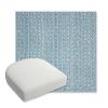 Picture of Posh Sky | Bullnose Contoured Wicker Chair Cushion - Sunbrella© Fabric