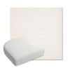 Picture of Posh Snow | Bullnose Contoured Wicker Chair Cushion - Sunbrella© Fabric
