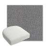 Picture of Proof Slate | Bullnose Contoured Wicker Chair Cushion - Sunbrella© Fabric