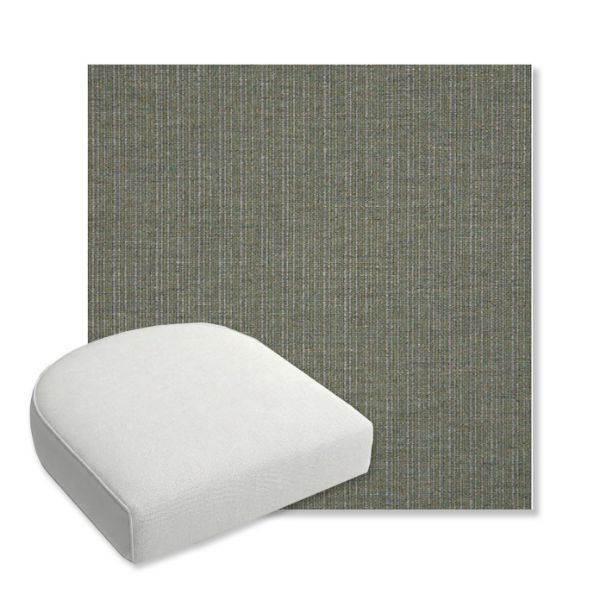 Picture of Proven Olive | Bullnose Contoured Wicker Chair Cushion - Sunbrella© Fabric
