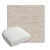 Picture of Rafi Oat | Bullnose Contoured Wicker Chair Cushion - Sunbrella© Fabric