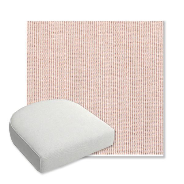Picture of Replay Clay | Bullnose Contoured Wicker Chair Cushion - Sunbrella© Fabric