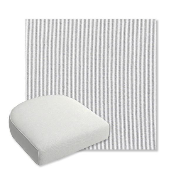 Picture of Replay Sea | Bullnose Contoured Wicker Chair Cushion - Sunbrella© Fabric