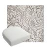 Picture of Sensibility Linen | Bullnose Contoured Wicker Chair Cushion - Sunbrella© Fabric