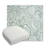 Picture of Sensibilty Spring | Bullnose Contoured Wicker Chair Cushion - Sunbrella© Fabric