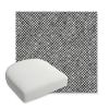 Picture of Shibori Classic | Bullnose Contoured Wicker Chair Cushion - Sunbrella© Fabric