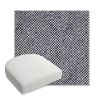 Picture of Shibori Indigo | Bullnose Contoured Wicker Chair Cushion - Sunbrella© Fabric
