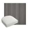 Picture of Shore Classic | Bullnose Contoured Wicker Chair Cushion - Sunbrella© Fabric