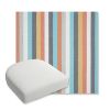 Picture of Surround Sunrise | Bullnose Contoured Wicker Chair Cushion - Sunbrella© Fabric