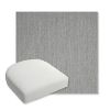 Picture of Switch Silver | Bullnose Contoured Wicker Chair Cushion - Sunbrella© Fabric