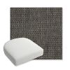 Picture of Tailored Smoke | Bullnose Contoured Wicker Chair Cushion - Sunbrella© Fabric