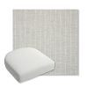 Picture of Ticking Fog | Bullnose Contoured Wicker Chair Cushion - Sunbrella© Fabric