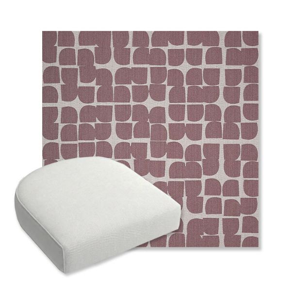 Picture of Toggle Aster | Bullnose Contoured Wicker Chair Cushion - Sunbrella© Fabric