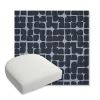 Picture of Toggle Blueprint | Bullnose Contoured Wicker Chair Cushion - Sunbrella© Fabric