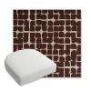 Picture of Toggle Plumberry | Bullnose Contoured Wicker Chair Cushion - Sunbrella© Fabric