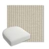 Picture of Trail Dove | Bullnose Contoured Wicker Chair Cushion - Sunbrella© Fabric